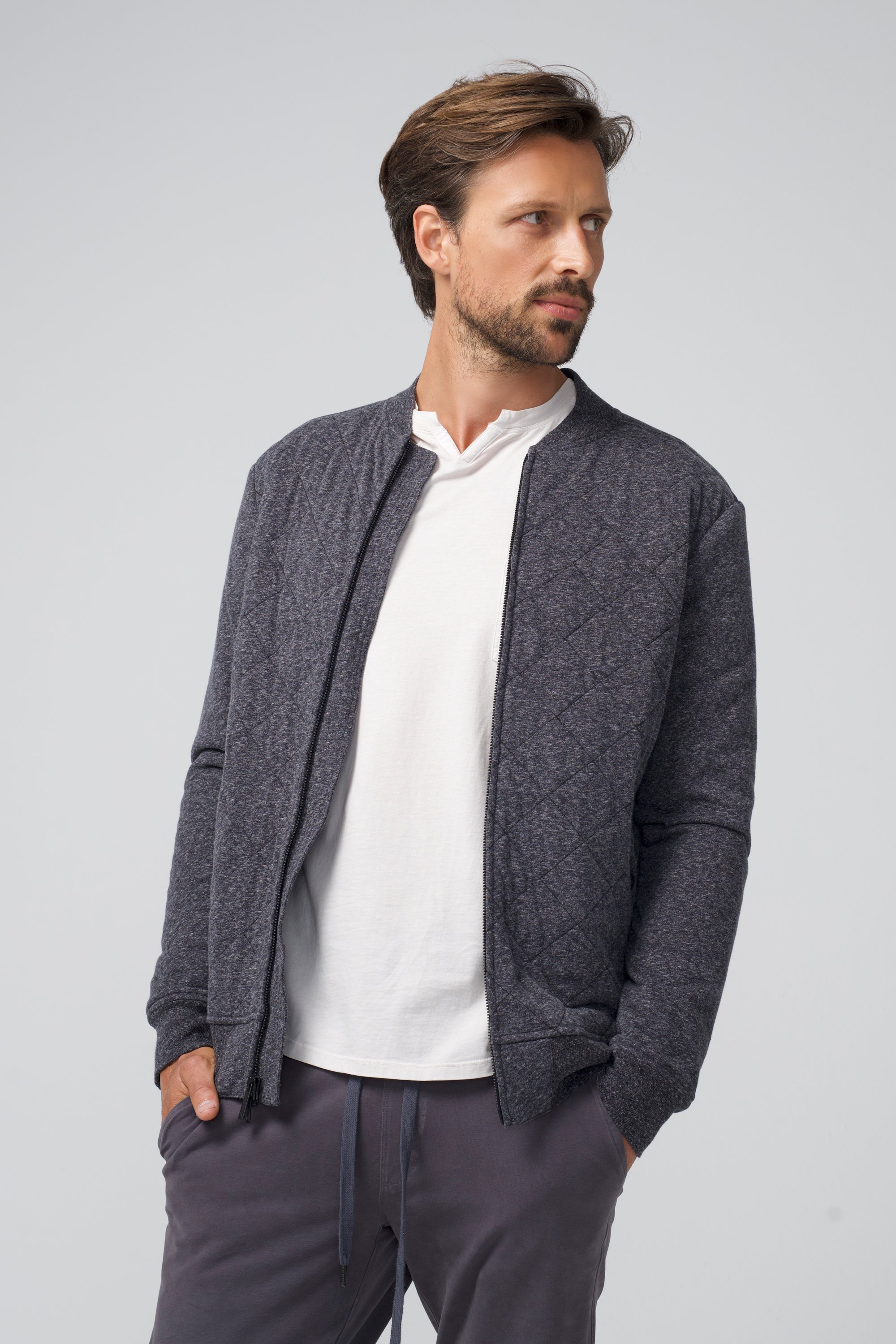 Mayfair Bomber Jacket | Premium Jersey