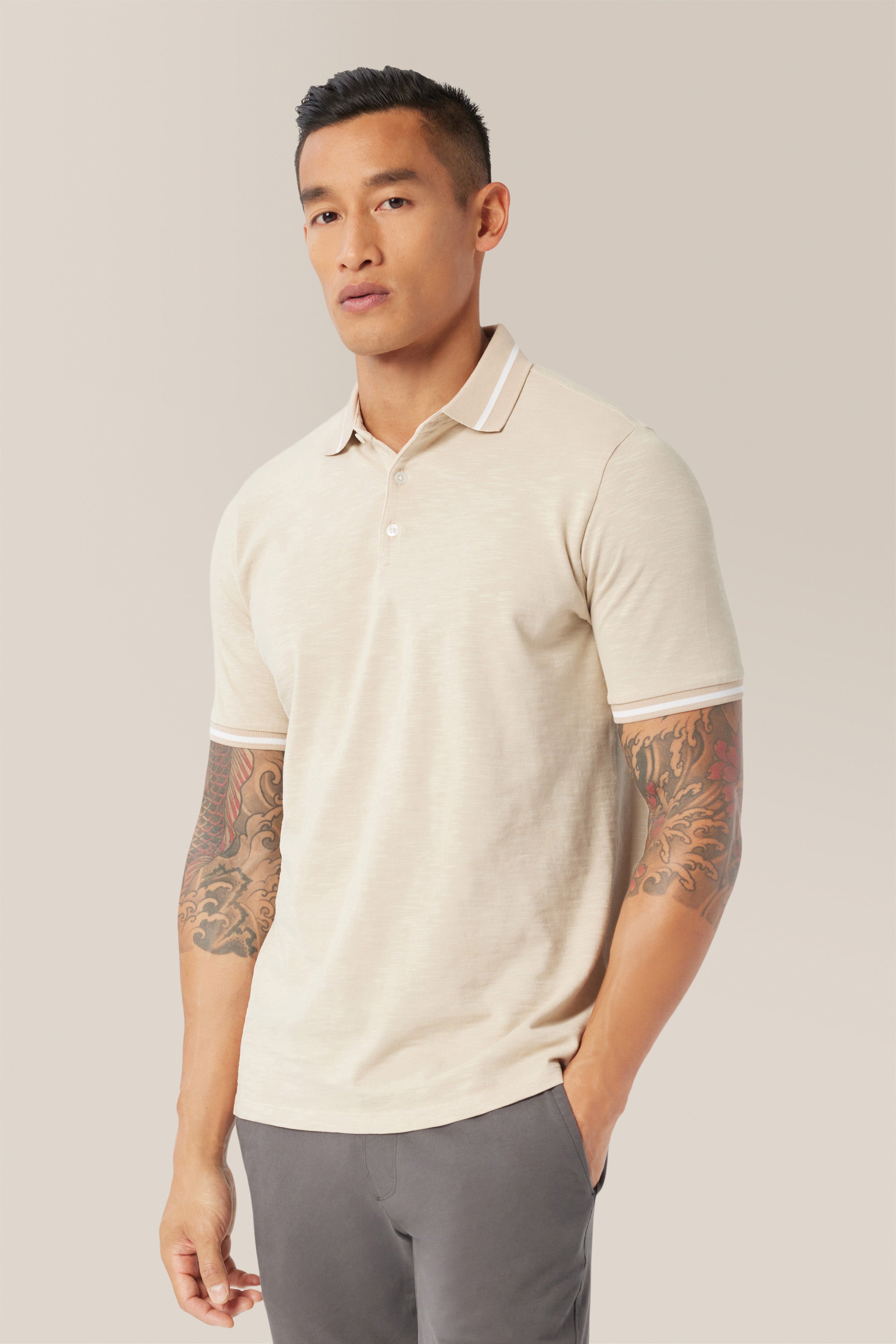 Match Point Polo | Soft Slub Jersey