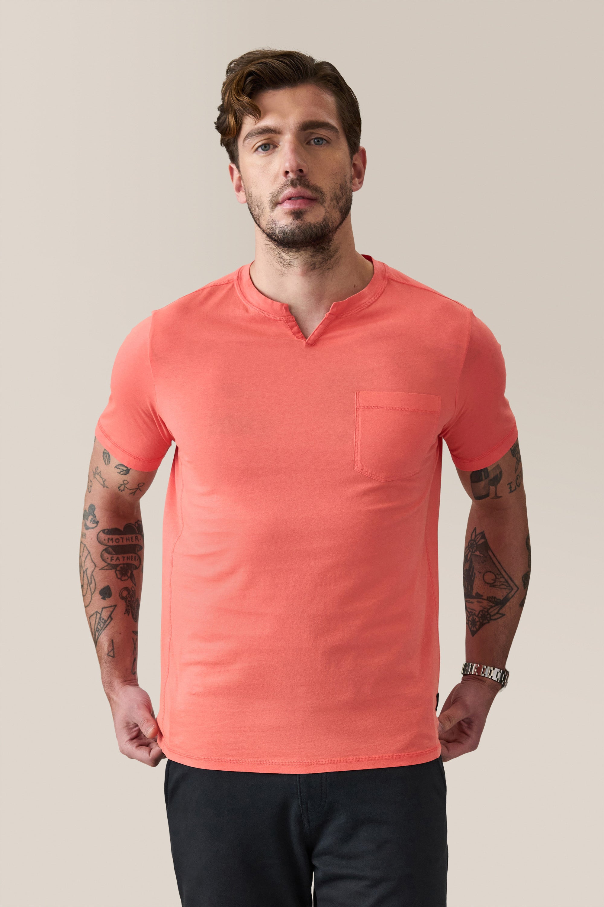 Victory V-Notch Tee | Premium Cotton Jersey