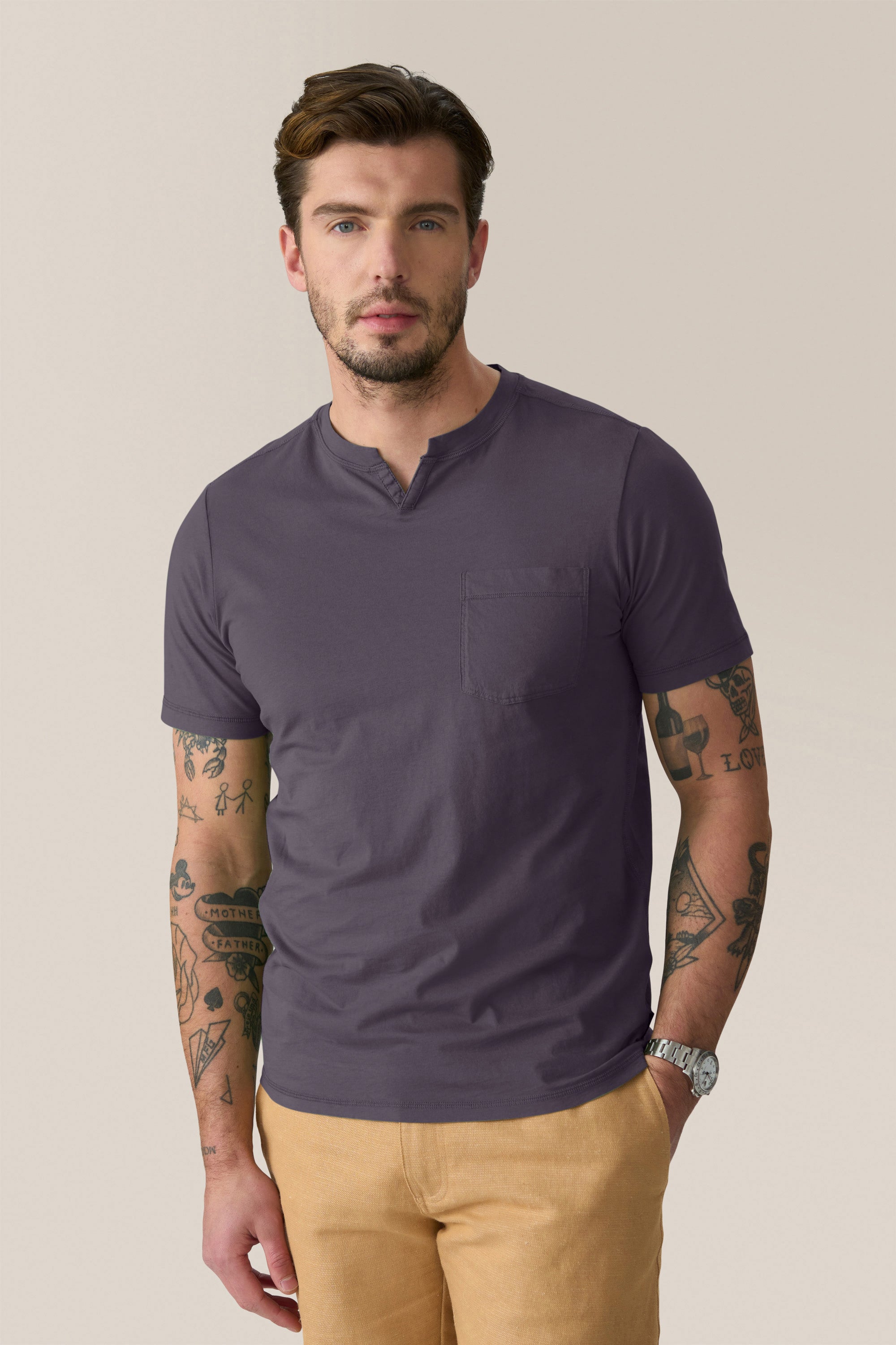 Victory V-Notch Tee | Premium Cotton Jersey