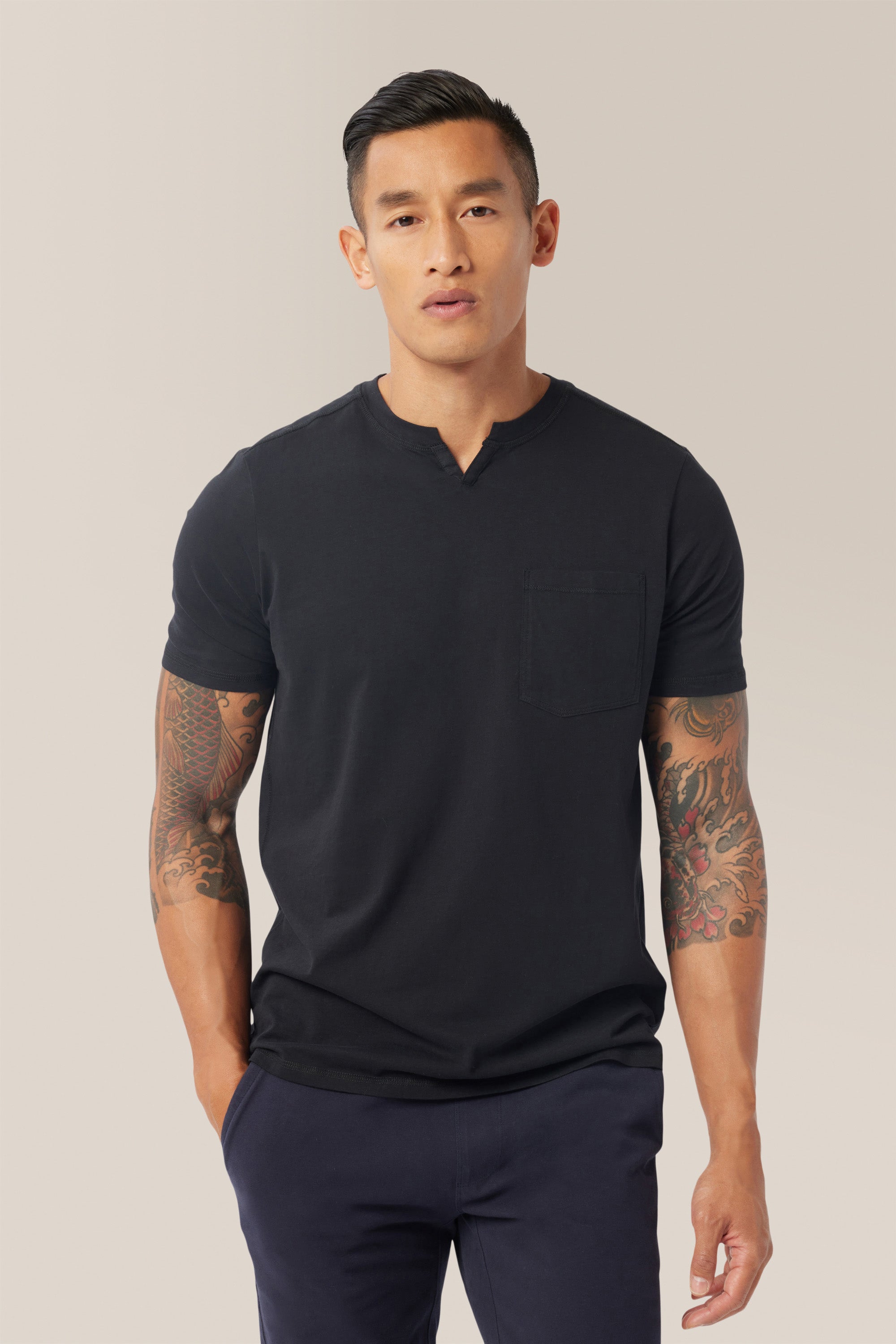 Victory V-Notch Tee | Premium Cotton Jersey