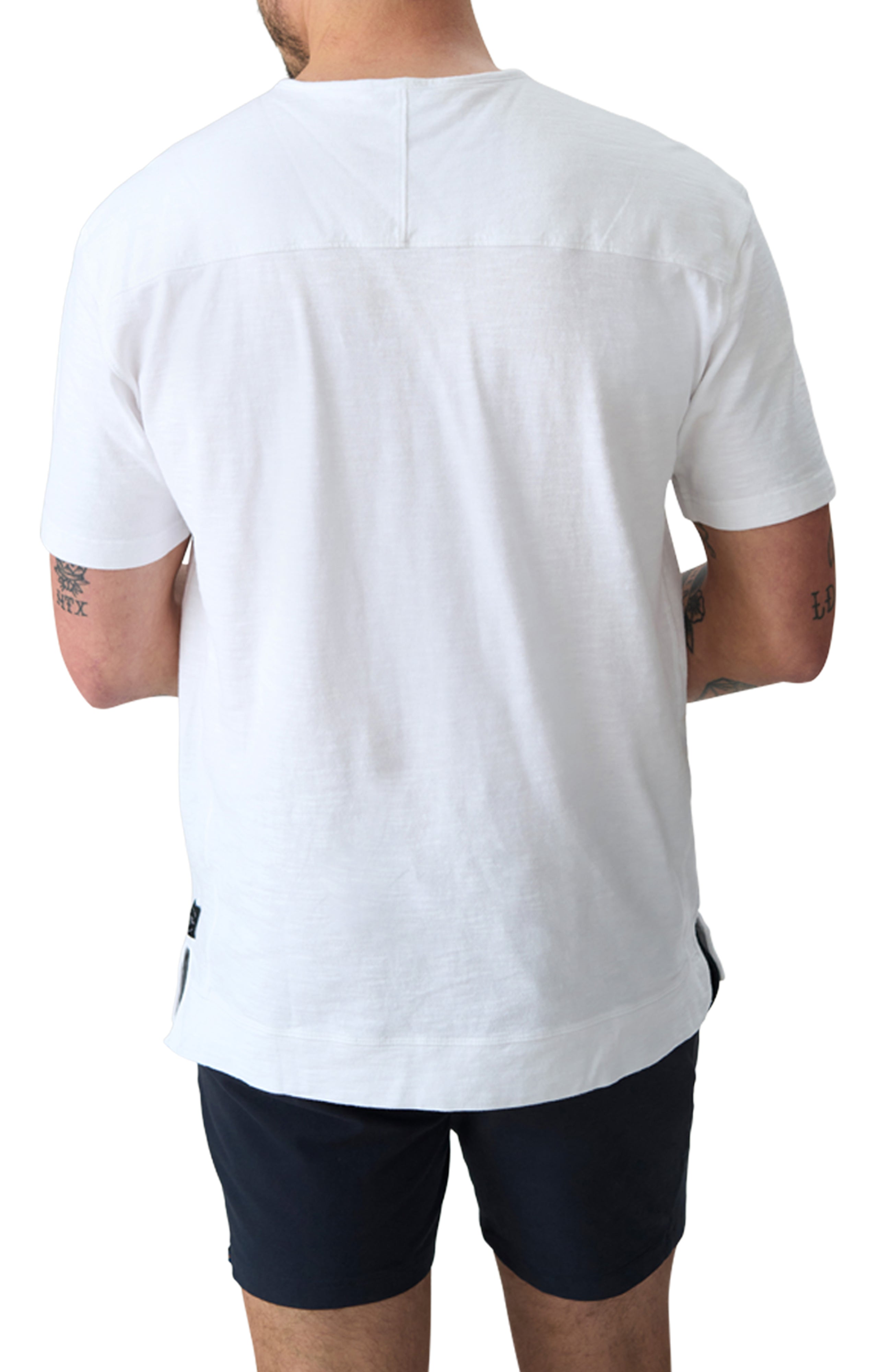 Short Sleeve Henley | Soft Slub Jersey