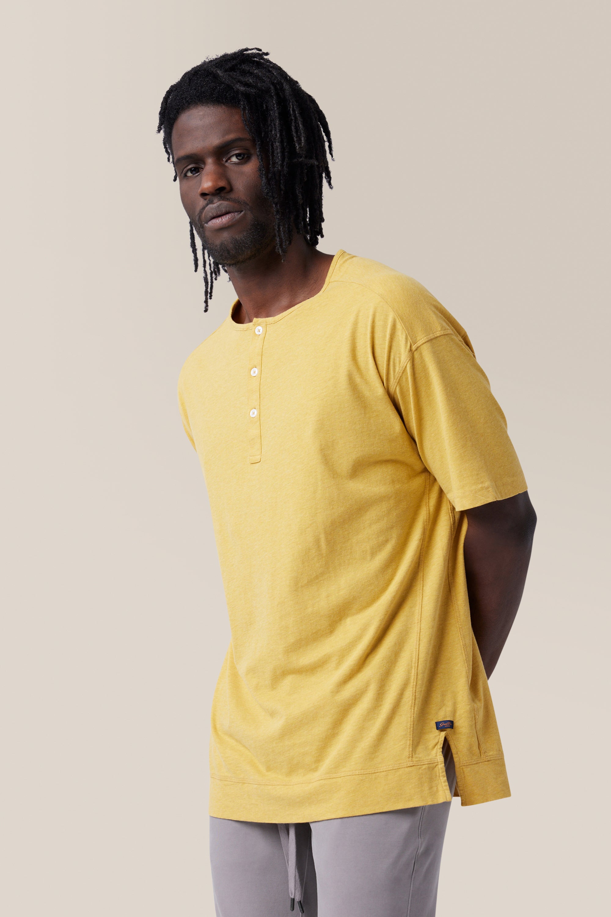 Short Sleeve Henley | Cotton Jersey
