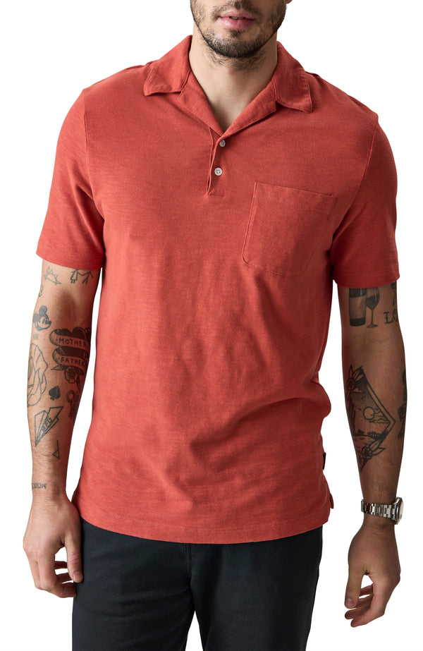 Camp Collar Knit Shirt | Cotton
