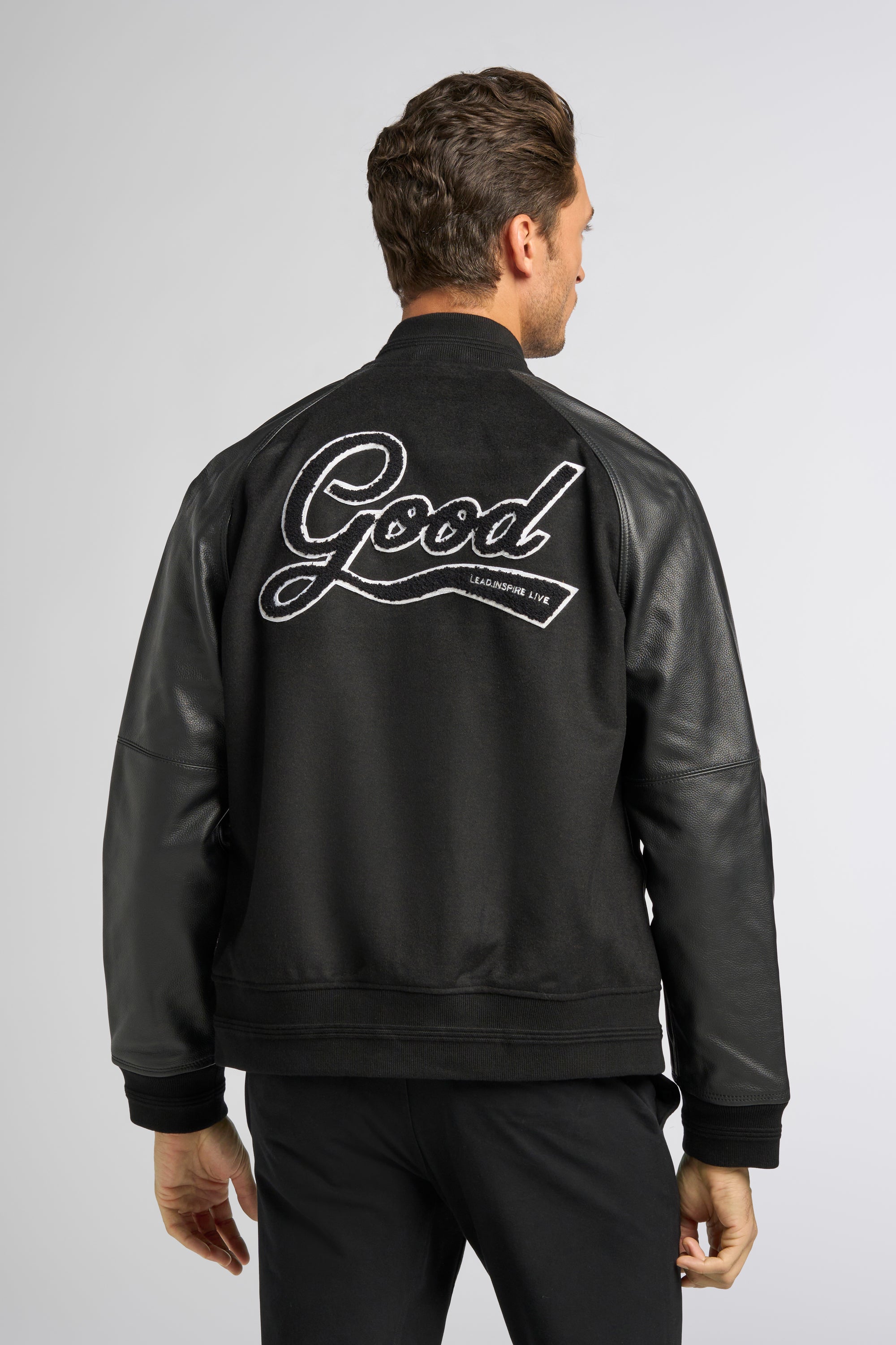Varsity Jacket | Wool Blend & Leather