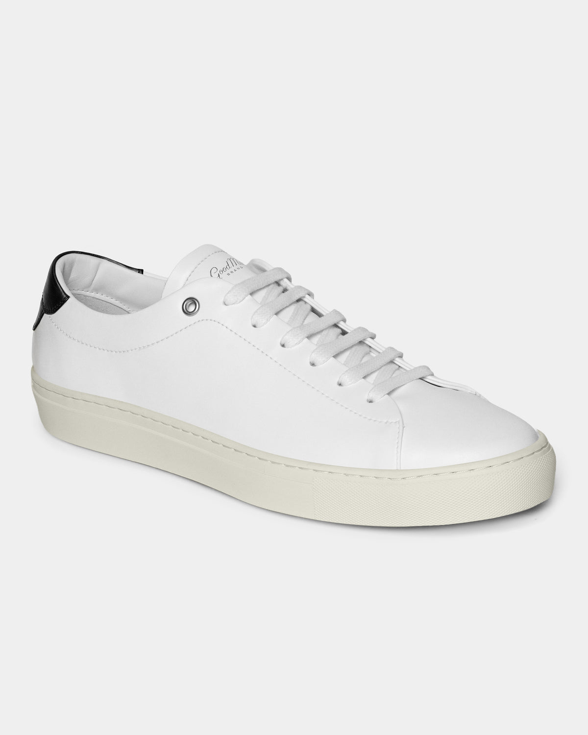 Good Man Brand Edge White Leather Casual Sneaker Shoes Low Top Men\'s Size 12 Leather Lo-Top Sneakers - Sustainable & Comfortable Casual Shoes main image 4