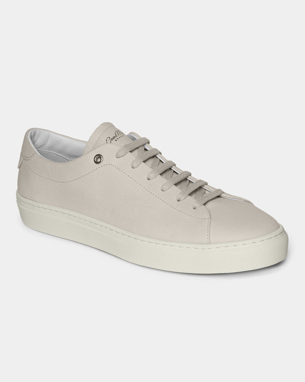 Edge Lo-Top Sneaker: Pebbled Nappa Leather