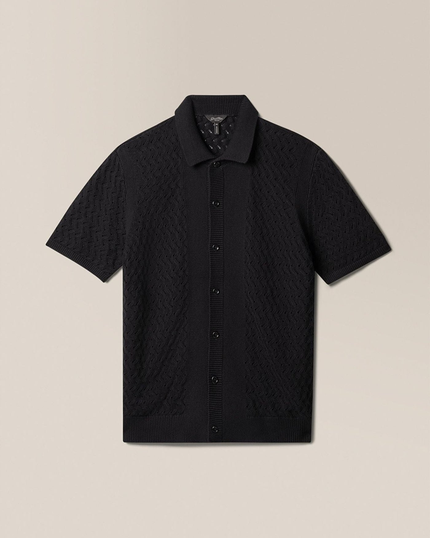 The House of LR&C | Good Man Brand | Essex Open Knit Polo | Organic
