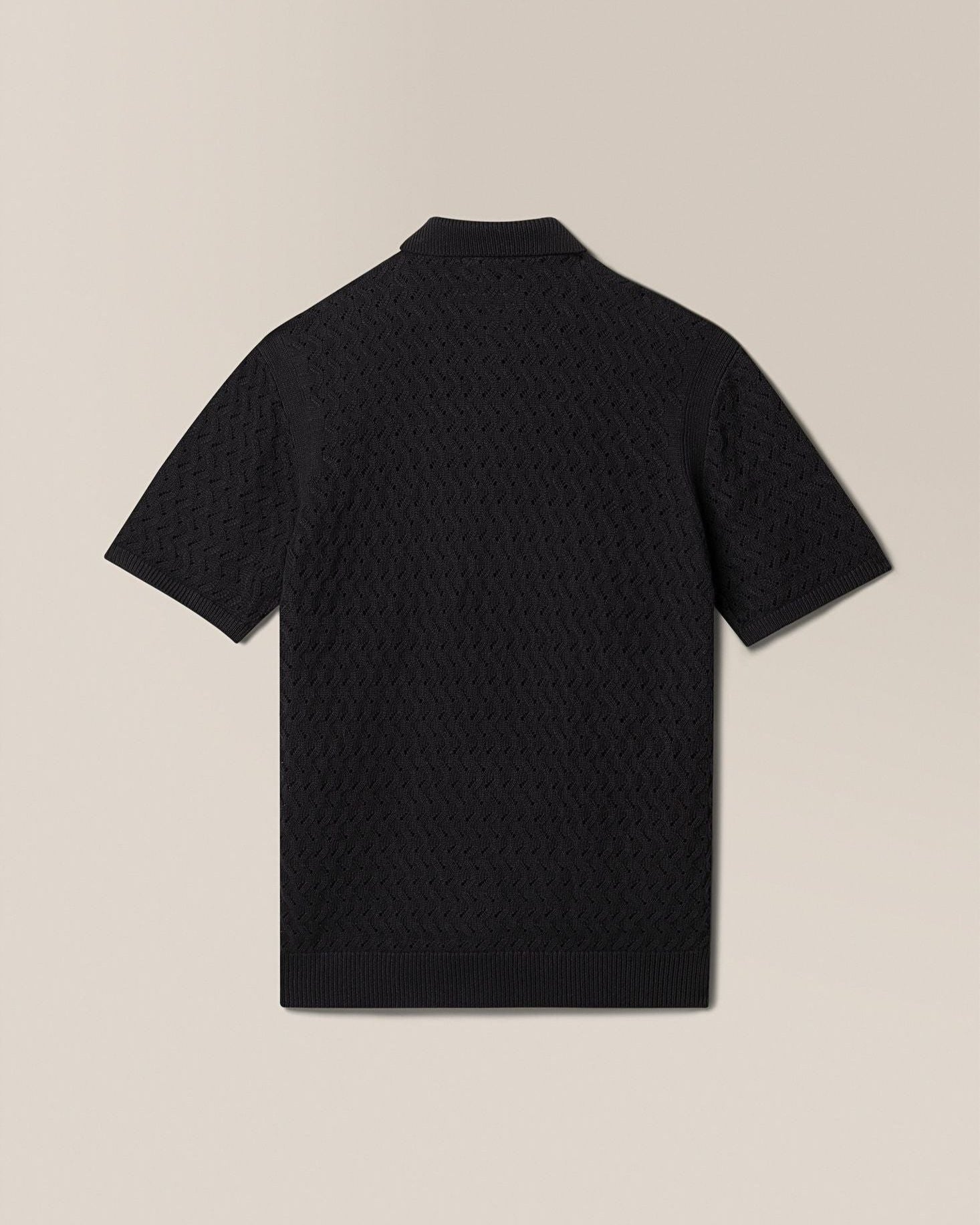 The House of LR&C | Good Man Brand | Essex Open Knit Polo | Organic