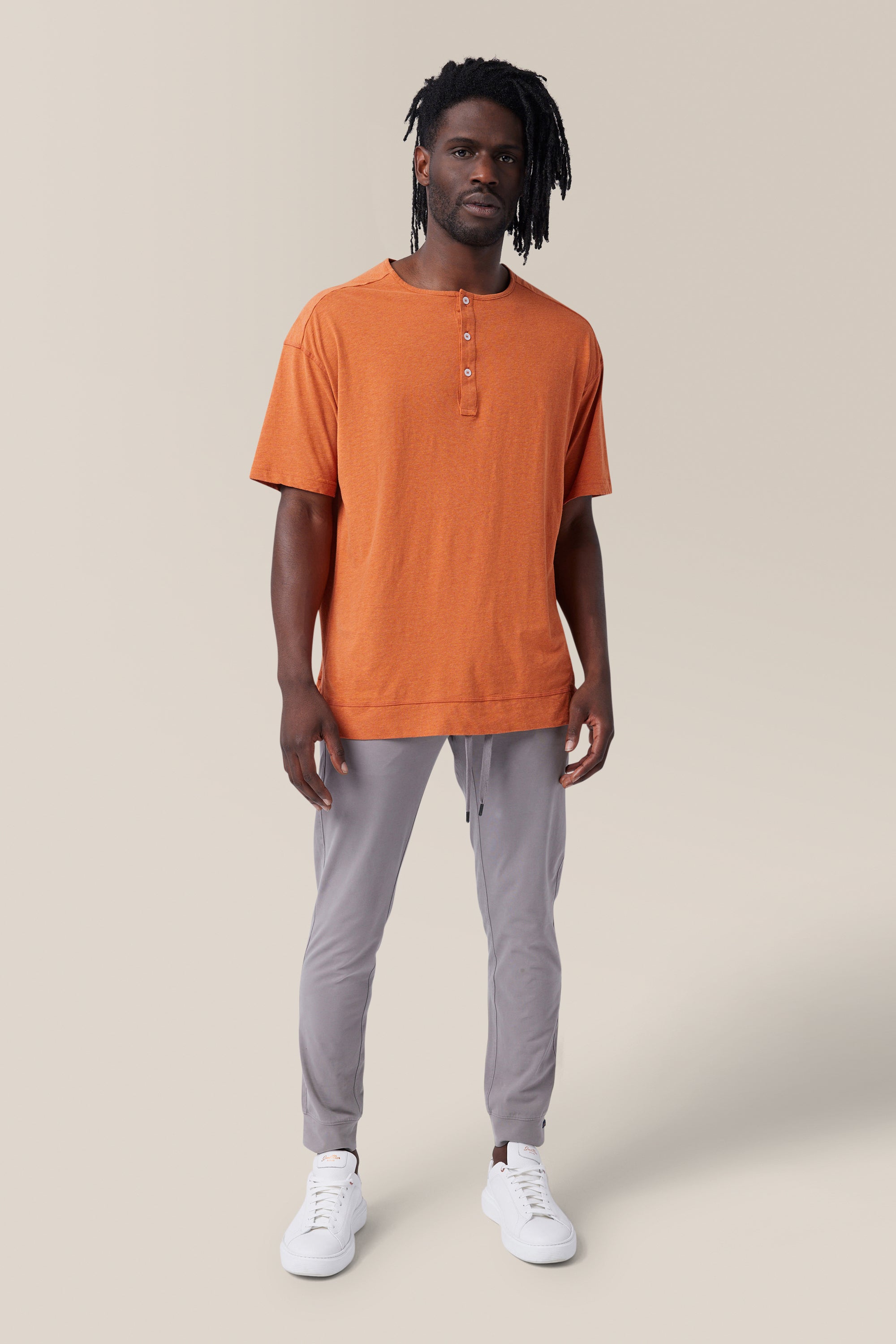 Short Sleeve Henley | Cotton Jersey