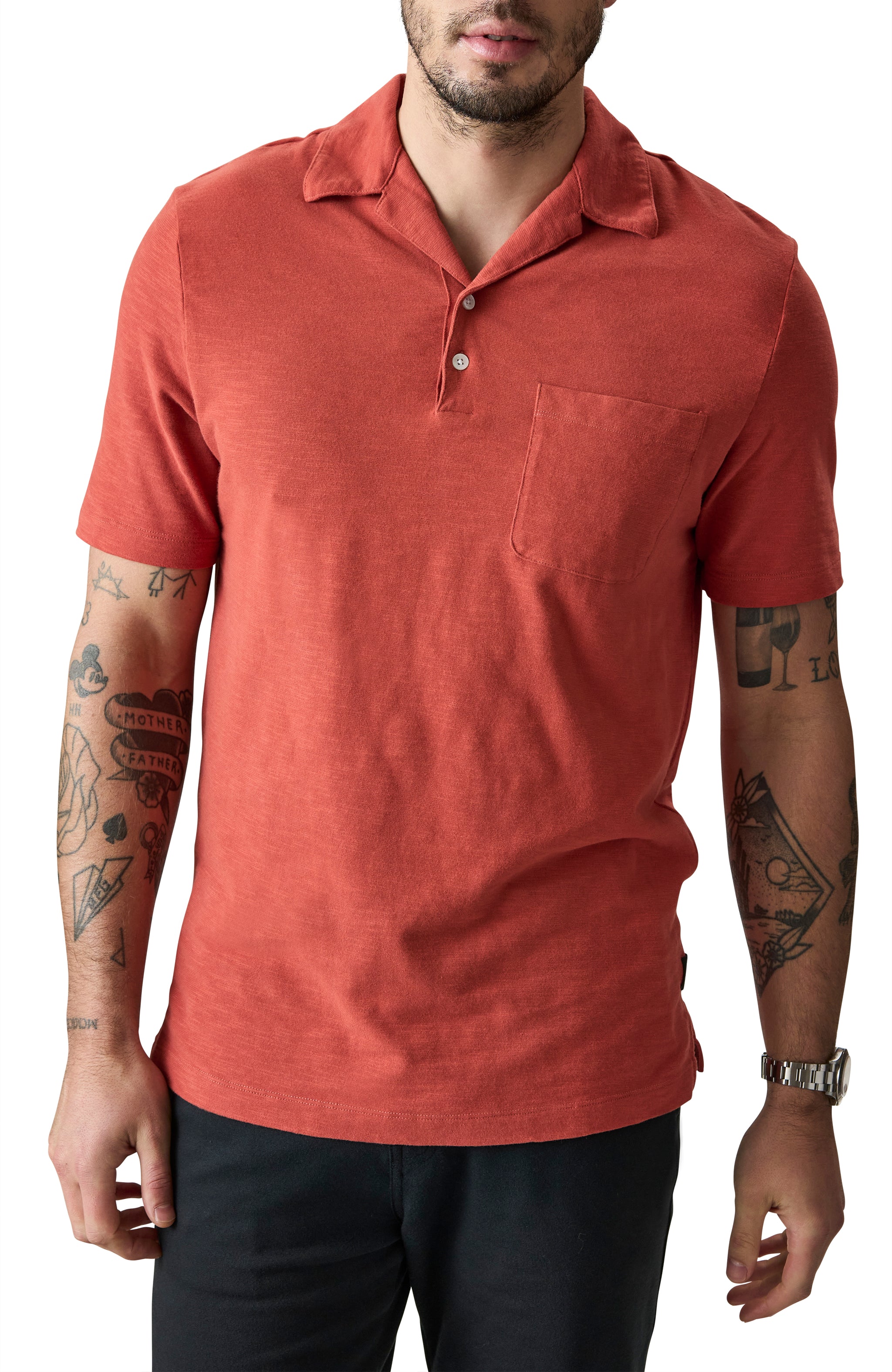Camp Collar Knit Shirt