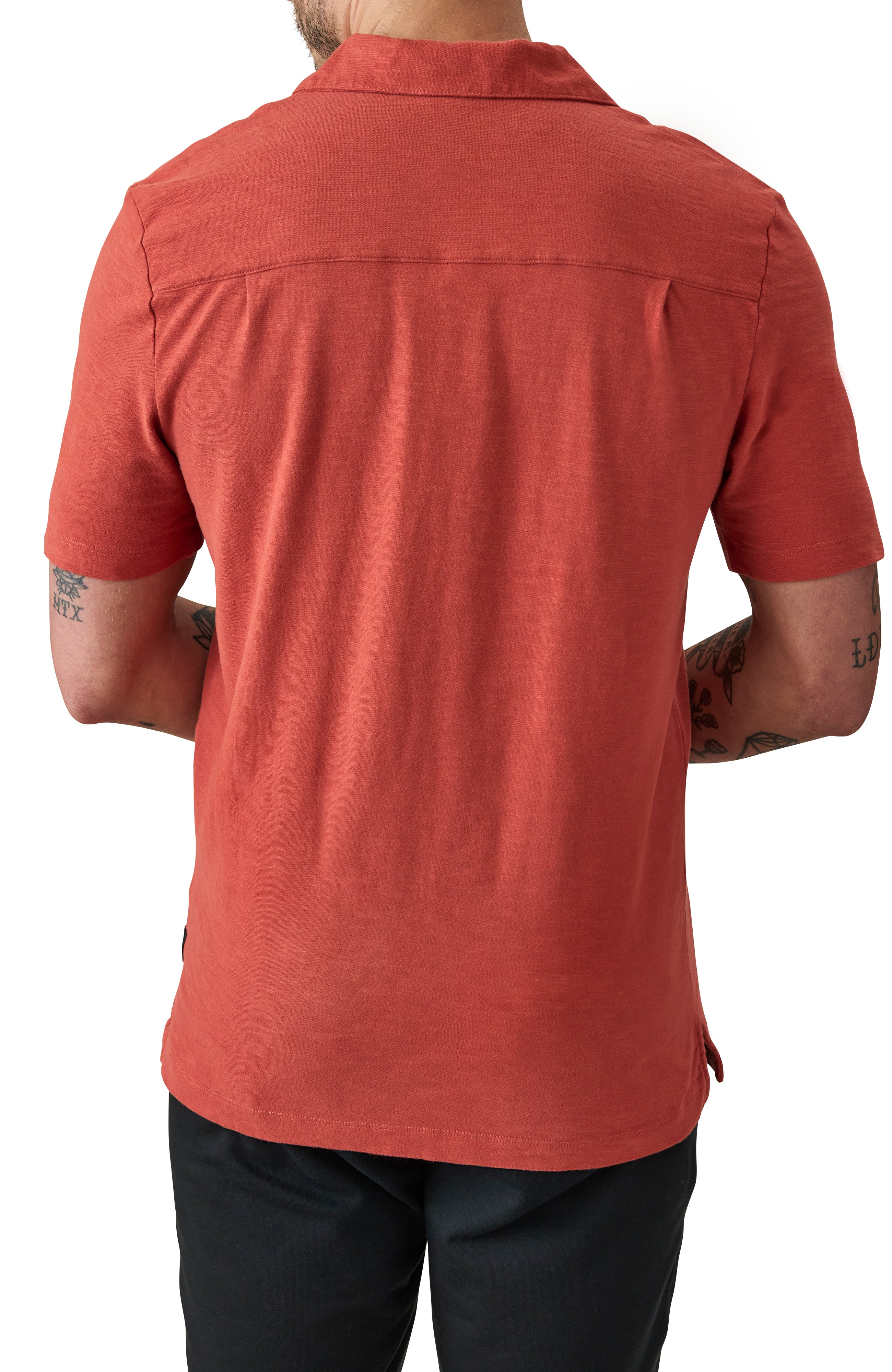 Camp Collar Knit Shirt | Cotton
