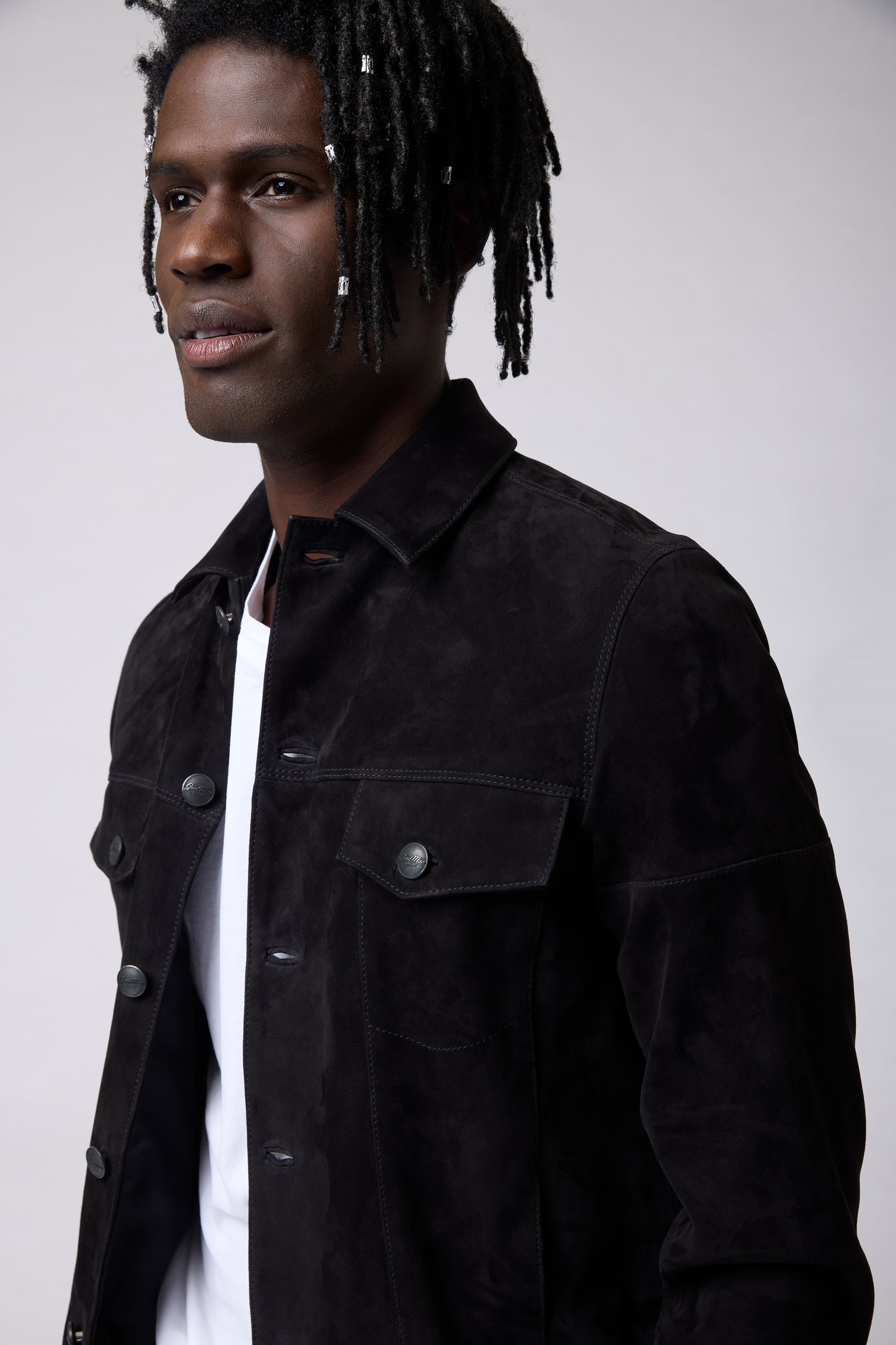 Suede Jean Jacket | Lamb Suede