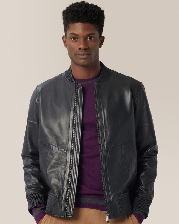 Bomber Jacket | Lamb Leather