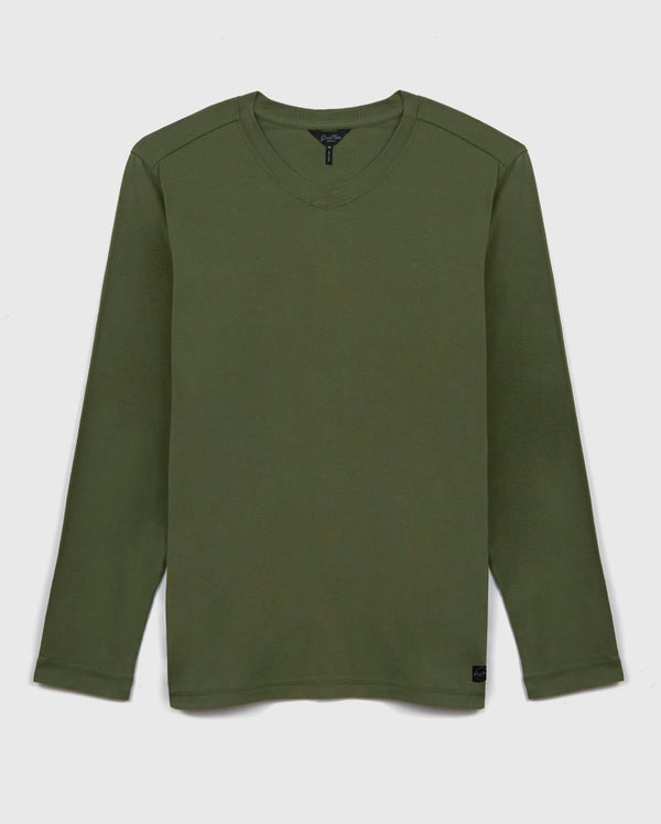 Hi Vee Long-Sleeve Tee | Organic Cotton Jersey