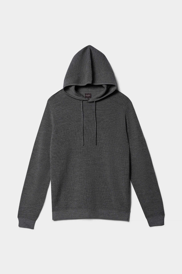 Aspire Waffle-Stitch Hoodie | Responsible Merino Wool