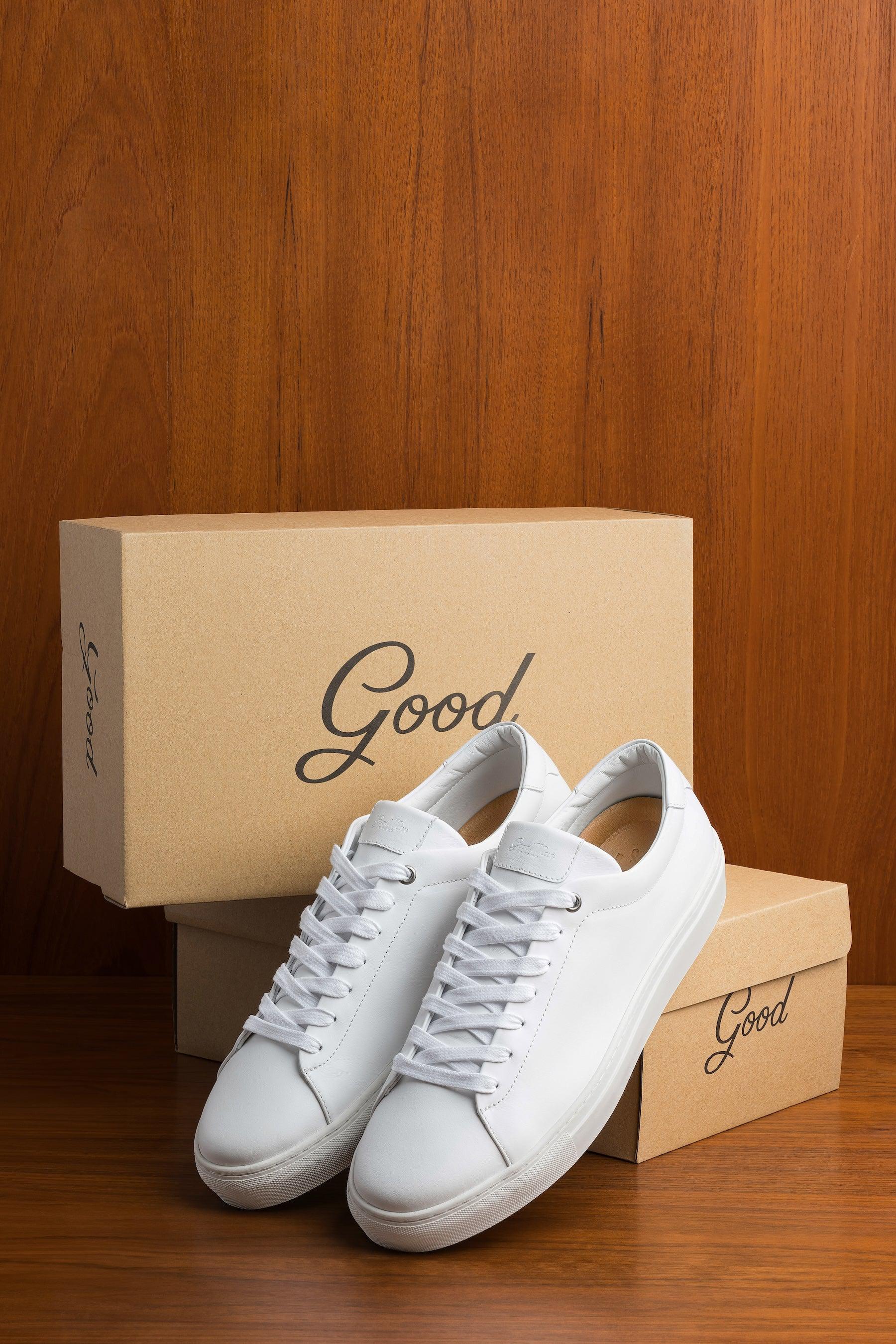 The Edge Premium Leather Sneakers | Good Man Brand