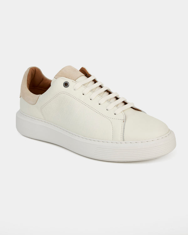 Legend London Studio Sneaker | Responsible Pebbled Leather, Suede