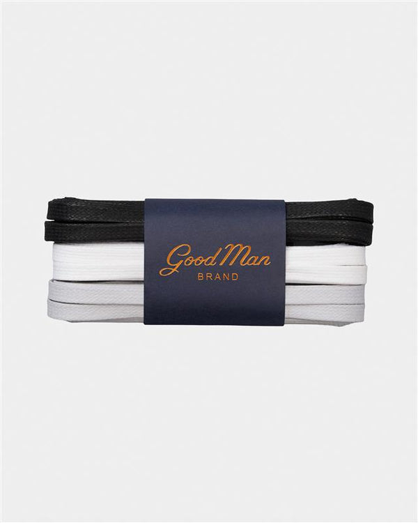 Waxed Cotton Laces for Sneakers | 3 Pack