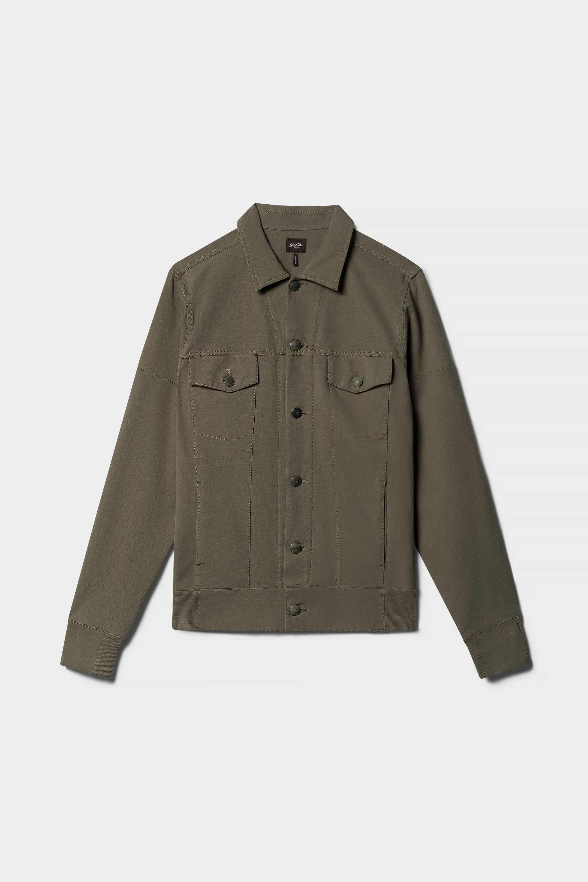 Cotton jersey jacket best sale